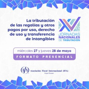 Inscripción XV Jornadas en Formato Presencial | Tarifa para Asociados de IFA Perú